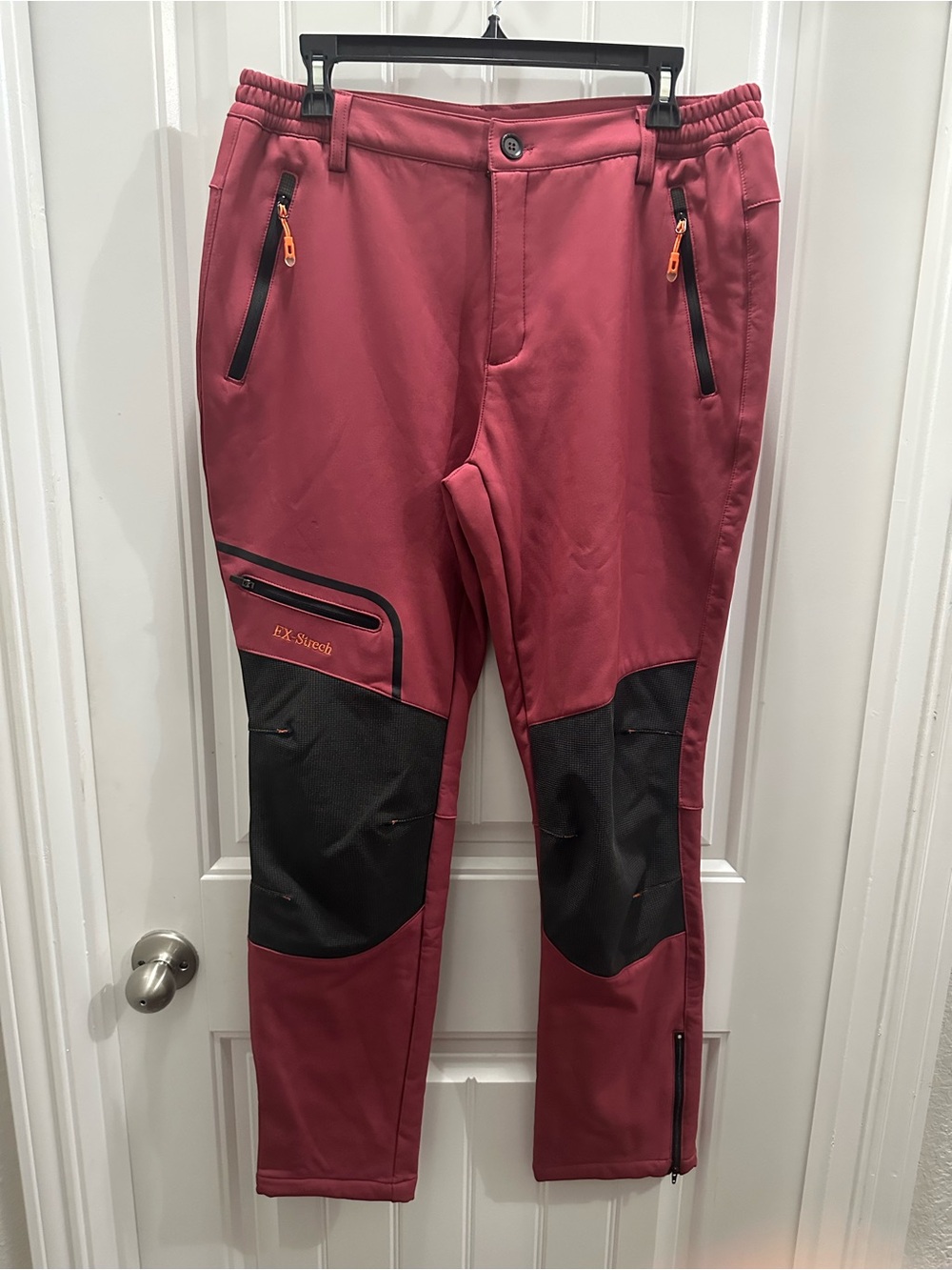Postropaky Burgundy Stretch women’s Ski outdoor  Pants size 10